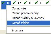 Program umožňuje hromadně vygenerovat pravidelně se opakující výkony (např. podávání léků).