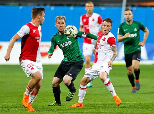 14 ROZHOVOR ROZHOVOR 15 VÁCLAV TICHÝ PRAHA Zažil jste někdy, že váš tým za půl hodiny dostal tři góly? Doma nejspíš asi nikdy MOL Cupu?