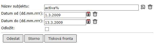 Referent Systém vygeneruje tiskovou sestavu, zvolte "Otevřít sestavu". Tímto příkazem zobrazíte sestavu upravenou pro tisk a postupem uvedeným v 4.20.1.1 - Vlastní tisk ji vytisknete.