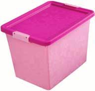 ....... 125 Kč Plastové úložné boxy Plastový box Jasmin 4 Jsou stohovatelné. Prodáváno v barevnosti v závislosti od skladových zásob.