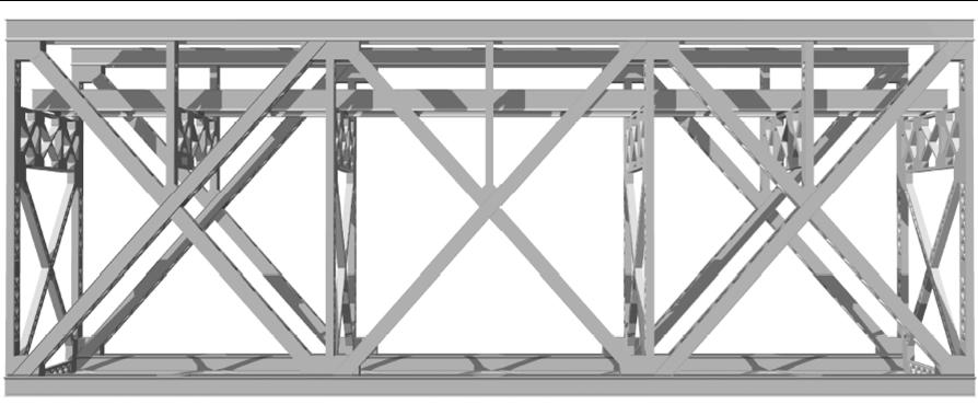 Model konstrukce I tento model byl vytištěn na 3D tiskárně. Byl vytvořen jako první ze všech modelů a to Ing.