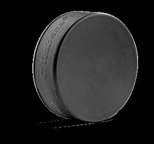č.: 10030 HOKEJOVÝ PUK JUNIOR hrací puk 90g/ 60 20 mm pro děti, norma IIHF TRÉNINKOVÝ PUK SENIOR MĚKKÝ tréninkový puk, 90g/ 76 25 mm, měkká guma