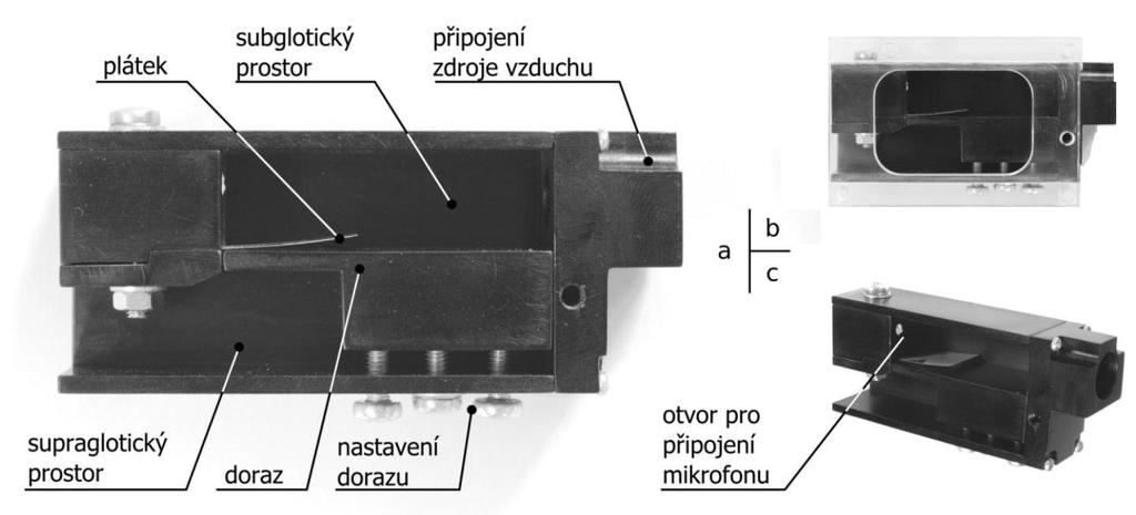 17 Videokymogram vytvořený z výsledků prostorového MKP modelu pro stlačitelné (vlevo) a nestlačitelné proudění (vpravo) 8 NÁHRADA ZDROJOVÉHO HLASU POMOCÍ PLÁTKOVÉHO ELEMENTU Jako jedna z možností