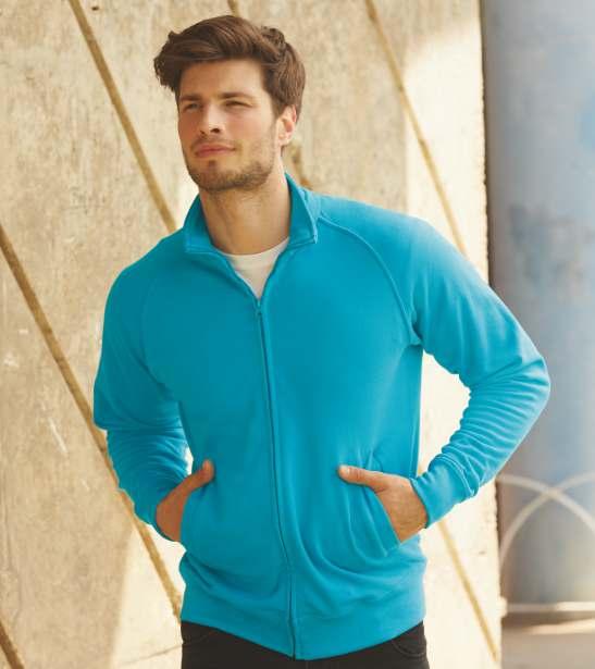 F622280 Pánská mikina Premium Sweat Jacket Pánská mikina se stojáčkem, žebrované elastické náplety na koncích rukávů a spodním okraji, jemný kvalitní úplet, pohodlný střih, 2 přední