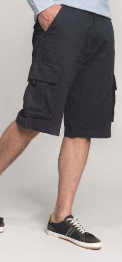 SP105 Pánské plátěné kalhoty Silné pevné plátno jemně česané, práno v enzymové lázni, zapínání na zip s knoflíčkem, boční,přední a zadní kapsy na zip a suchý zip.