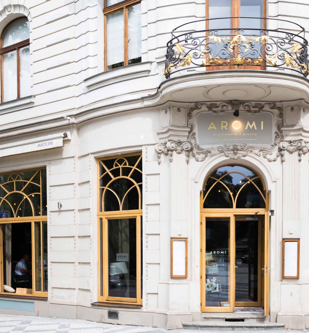 AROMI Aromi je italská restaurace šéfkuchaře Riccarda Lucqueho. Od svého založení v roce 2005 přináší Čechům to nejlepší z ryb a mořských plodů.