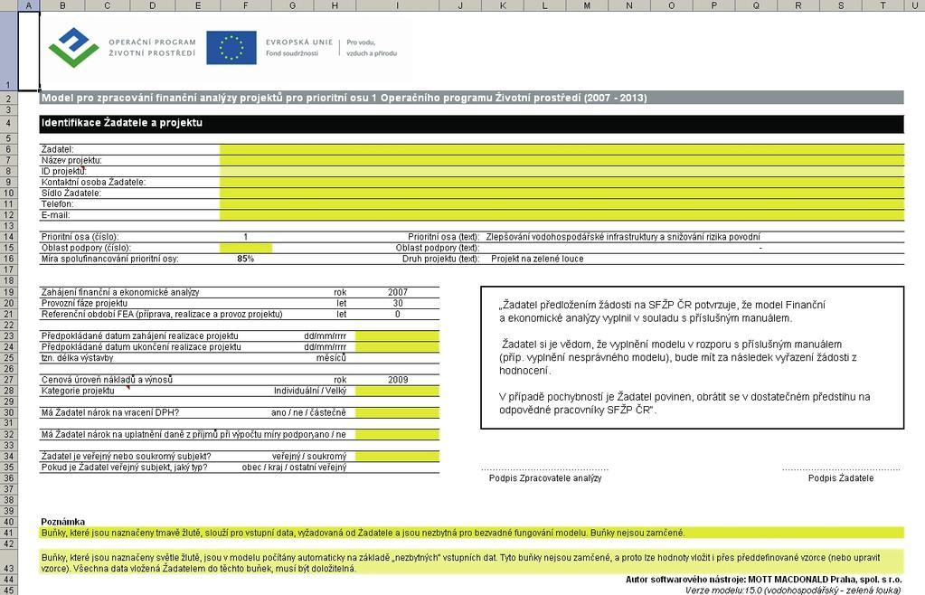 5 INDIVIDUÁLNÍ PROJEKTY V Implementačním dokumentu OPŽP je Individuální projekt definován následovně: Je konkrétní ucelený projektový záměr, jehož celkové náklady v případě OPŽP, nesmějí přesáhnout