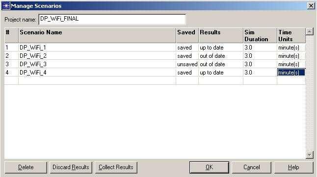 čas do konce dané simulace. Simulace bude probíhat celkem dlouho, záleží na výpočetním výkonu daného PC. Obr. 15 Nastavení simulace scénářů 3.