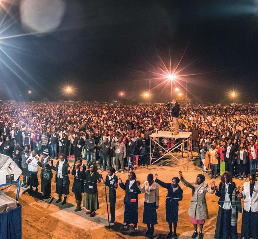 70 568 lidí z Chitungwizy, Harare osobně vyplnilo kartu rozhodnutí pro Ježíše Krista.