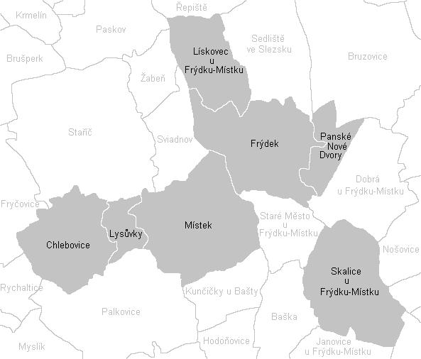 3 Praktická část 3.1 O městě Frýdek-Místek Frýdek-Místek tvořila původně dvě města - moravský Místek ze 13. století a slezský Frýdek.