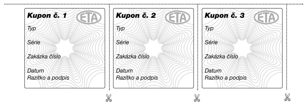 Výrobce ručí za to, že výrobek bude mít po celou dobu záruky vlastnosti stanovené příslušnými technickými normami za toho předpokladu, že ho bude spotřebitel užívat způsobem, který je popsán v návodu.