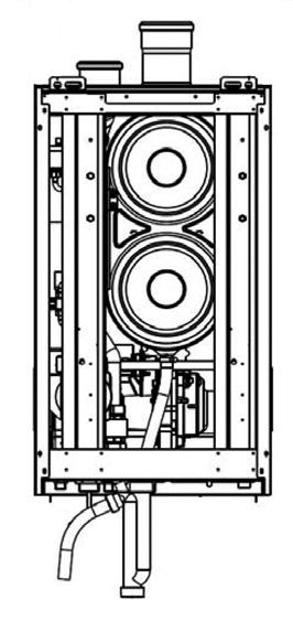 Condensinox, Varfree, ModuloControl, Modumax Připojovací rozměry 500 405 60 kw = 472 80 a 100 kw = 626-60 kw = 125 80 a 100 kw =135 500 405 872