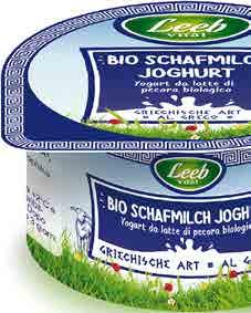 Kozí jogurt malinový LEEB Složení: bílý kozí jogurt* (kozí mléko*, živá jogurtová kultura - S. Thermophilus, L. Bulgaricus, L. Bifi dus, L.