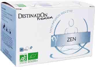 2979 12 x (20 x 1,75 g) ZA 3700110036353 Bylinná směs Dobrá noc sáčkovaná DESTINATION Dvacet sáčků v krabičce, každý sáček zvlášť balený