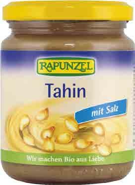 4560 4563 6 x 500 g 6 x 250 g DE 4006040004110 4006040004011 Tahini: sezamová pasta