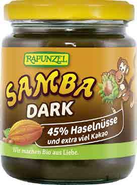 SAMBA DARK: oříšková pomazánka RAPUNZEL Čokoládový krém bez mléka na