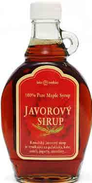 Javorový sirup 100% Grade C bio*nebio Čistý Grade C sirup vhodný na stolní použití (polévání