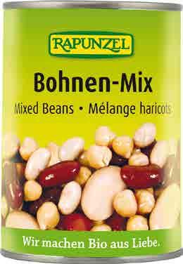 Hmotnot pevného podílu: 240 g 7422 6 x 400 g IT 4006040404347 Směs luštěnin