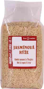 Rýže jasmínová natural bio*nebio Při vaření uvolňuje charakteristickou