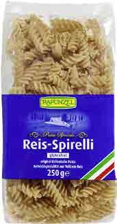 8700 12 x 250 g IT 4006040155089 Rýžové spirálky RAPUNZEL Složení: 