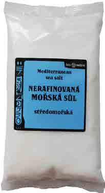 Středomořská sůl nerafinovaná SŮL, BUJÓNY, KOŘENÍCÍ PŘÍPRAVKY 10650 30 x 500 g GR 8594052881714 Himálajská růžová sůl 10654 30 x 500 g PK 8594052883015 Marocká sůl z pohoří Atlas Ručně