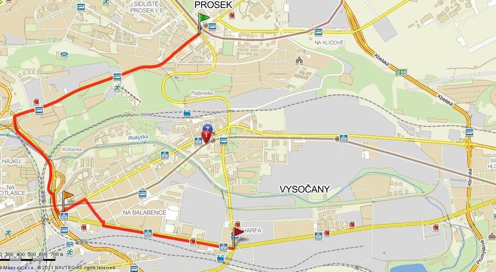 C.4. Organizace dopravy Ústupové cesty podle požadavků MČ zabezpečí náhradním dopravním systémem.