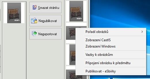 Pro vlastní vytvoření přenosových souborů slouží tlačítko Přehled a správa exportovaných karet. Zobrazí se stejné okno, pouze tlačítko vpravo dole má název Finální export dat.