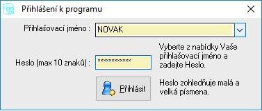 přístupu do Manažeru 3 - Uživatel prohlížet, třídit, editovat a pořizovat data přidělených objektů.