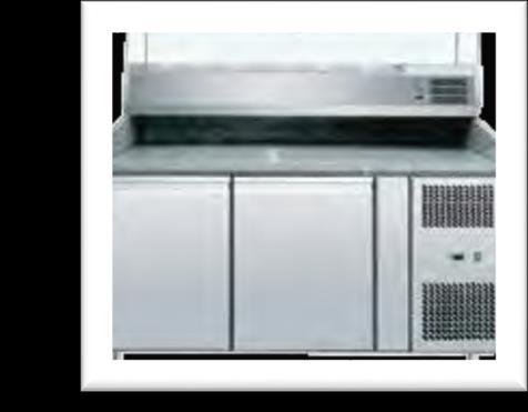 x 800 x 1000 mm, 2 dveře na liště 600 x 400 mm, teplota - 2 C do +8 C, digitální ukazatel teploty, automat.