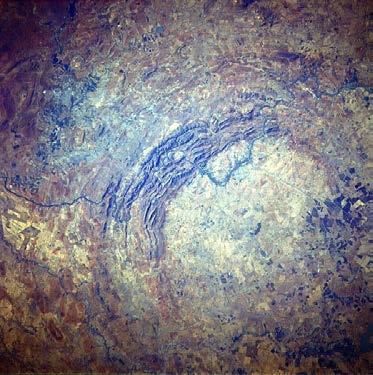 Meteorické krátery Vredefort 1.