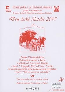 P 118 Tisk: ofset; náklad: 2 000 200 let poštovní schránky PPM 22 Pozvánka