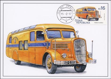 Poštovní autobus Parní lokomotiva SEDMA 15. 2.
