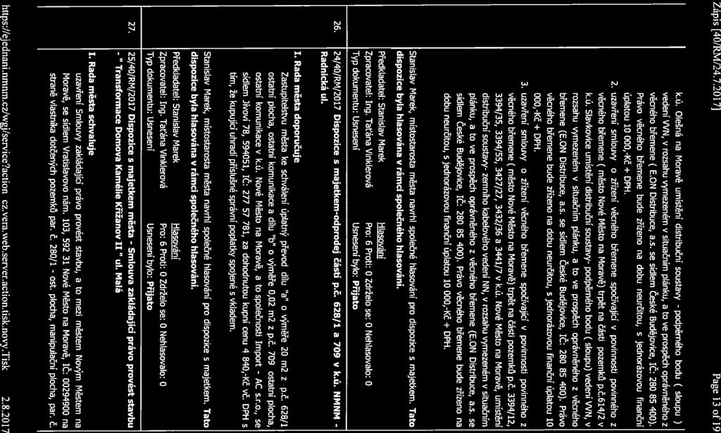 Zápis [40/PJVI/24.72017] Page 13 of 19 kú.