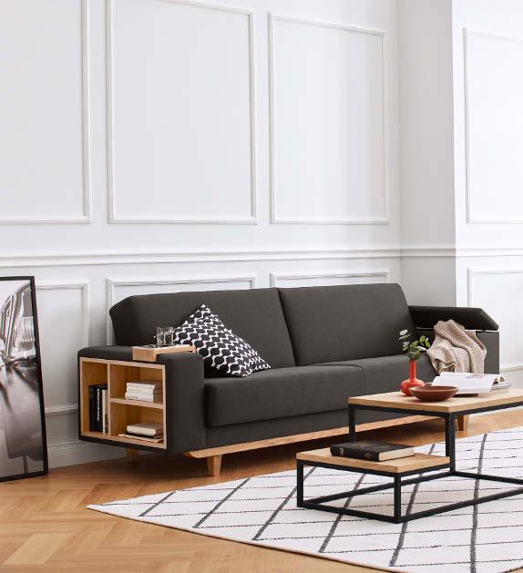 LEHACÍ PLOCHA CCA. 100 X 200 CM 1 Pohovka s pružinovým jádrem a úložným prostorem Kč 24.990,- 1 Pohovka s pružinovým jádrem a úložným prostorem Lehací plocha cca 100 x 200 cm.