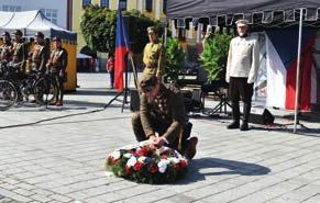 založení republiky proběhlo v 14:00 hodin na náměstí Sigmunda Freuda. Město Příbor navštívil sám T. G. Masaryk.