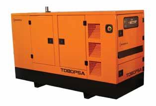 Stacionární odhlučněné dieselové elektrocentrály GENERGA 14 Řada elektrocentrál GENERGA TD s výkonem 10 180 kva se spolehlivými motory Perkins představuje spolehlivé řešení zásobování elektrickou