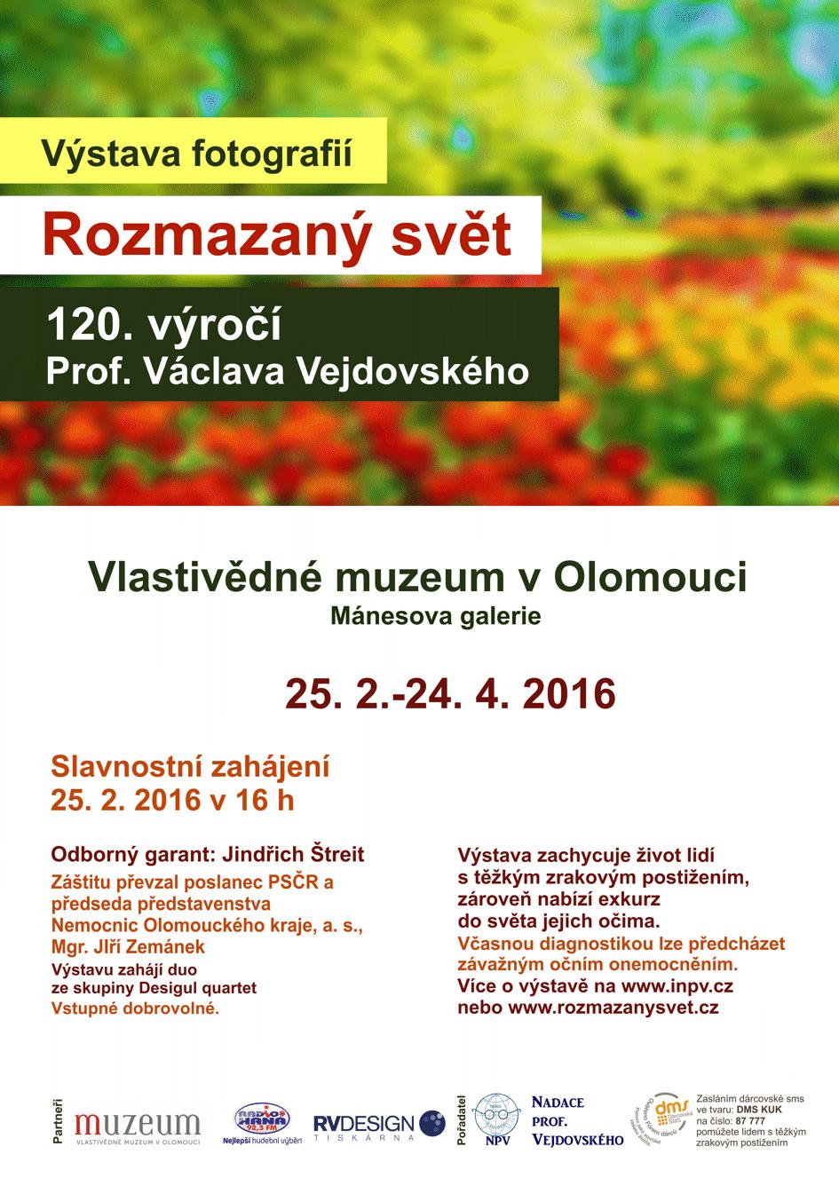 3 O činnosti nadace Výstava fotografií Rozmazaný svět Dne 25.