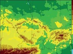 jící nejrůznější meteorologické pole (teplotní, vlhkostní, tlakové atd.).