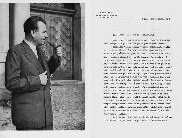 POLITICKÉ A KULTURNÍ SOUVISLOSTI V předem připravených seznamech figurovala jména lidí, kteří nebyli určeni k začlenění do nově zakládaného svazu.