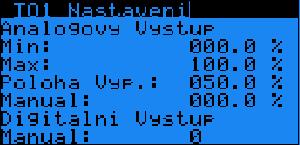Parametr: SP Rozsah/Předn. P Band A104-999.9/999.9 Hodnota: 50.