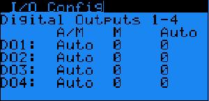 14.5 DO1 až DO8 Digital Outputs (d.výstupy) Parametr: SP Rozsah/Předn. A/M - Auto/Man - DOx režim.
