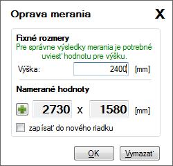 Preto sme aj pre dokumenty formátu DWG zaviedli možnosť nastavenia mierky. Výsledok merania sa do výkazu výmer zapíše až po dokončení merania.