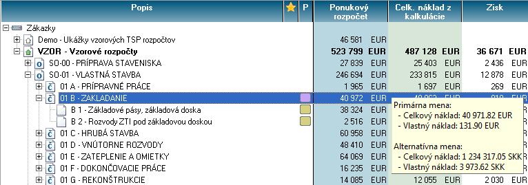 2.8 Drobné vylepšenia a opravy Pomocou novej ikony si môžete z ľubovoľného miesta v cenníkovej databáze zobraziť dokument s pravidlami používania katalógov orientačných cien spoločnosti Cenekon spol.