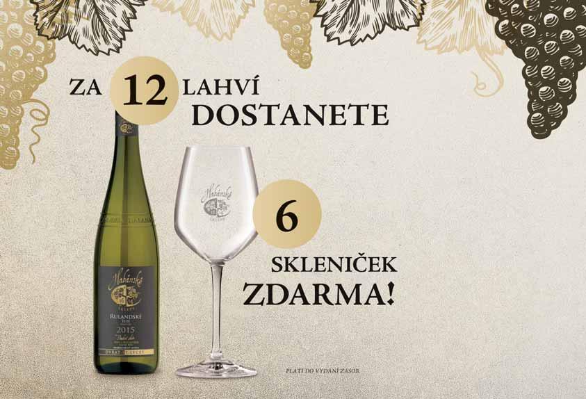 Habánské sklepy 6 x 0,75 l Ryzlink rýnský, Sauvignon, Rulandské modré, Modrý Portugal 67,93 Kč 82,20 s DPH Rulandské bílé, Rulandské šedé, Chardonnay 70,66 Kč 85,50 s DPH Veltlínské zelené,