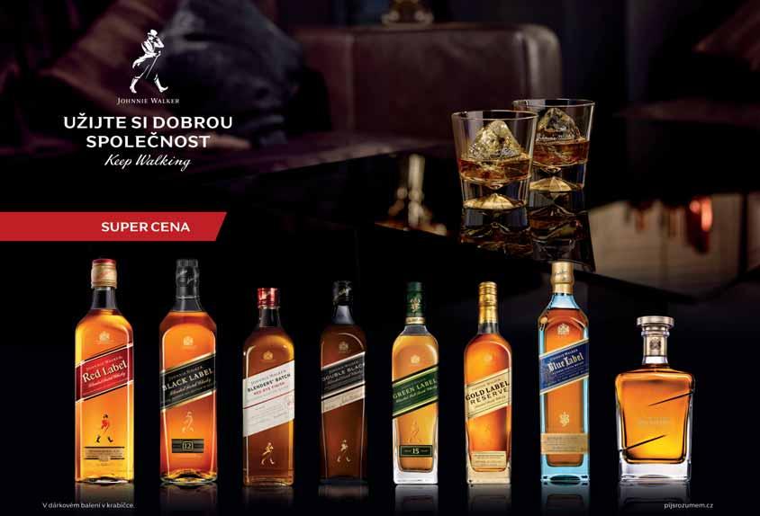 Johnnie Walker Red Label 40% 12 x 1 l Johnnie Walker Black Label 40% 12 x 1 l Johnnie Walker Red Rye Finish 40% Johnnie Walker