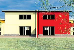 zděnou garáží a zahradou INFO V RK DACHI 585 224 559 RD 4+kk v obci Velký Týnec Dvanáct RD řešeno jako dvoudomky a tři domy samostatné Obytná výměra RD 80 m 2 V ceně pozemek 200 až 300 m 2 Dále je v