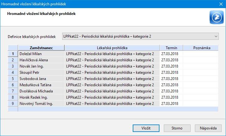 Personalistika a mzdy PAMICA Příručka uživatele 183 Zelená splněná lékařská prohlídka Černá zadaná lékařská prohlídka, PAMICA na ni zatím ještě neupozorňuje Modrá nesplněná lékařská prohlídka, již je