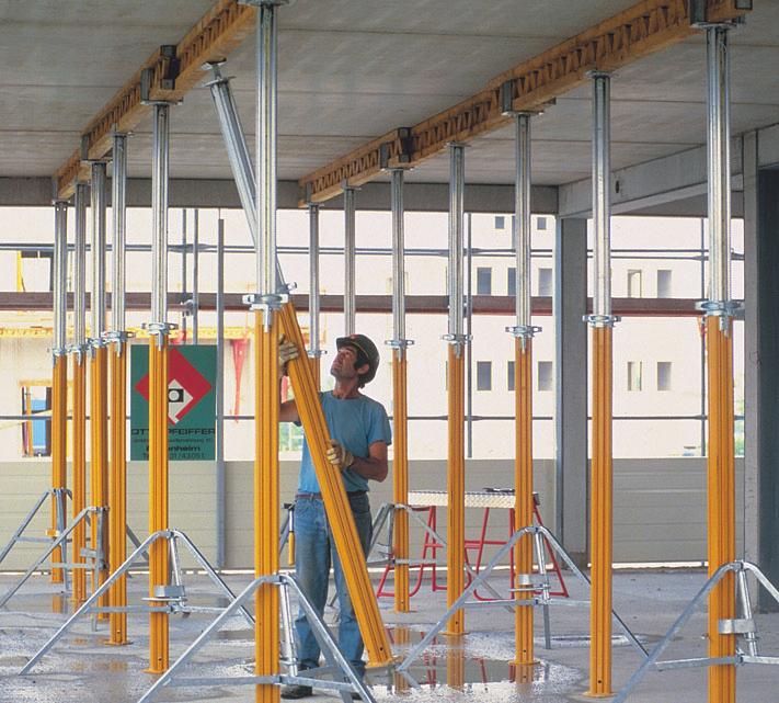 Hmotnost je rozhodujícím faktorem při manipulaci se stojkou. Díky použití hliníku váží např. MULTIPROP 350 pouhých 19,7 kg.