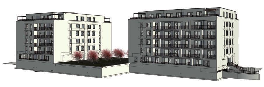 čo prináša aj pokojnejšie línie. Slovami architekta, dôležitá je mierka, ktorá určuje charakter štvrte. S metódou BIM Generálny projektant 2.