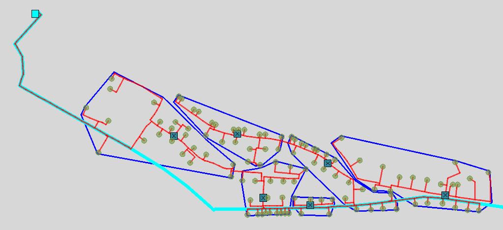 Stávající infrastruktura a umístění kabinetů Využití existující infrastruktury Kolektory, trubičky a kabelu Optimizace